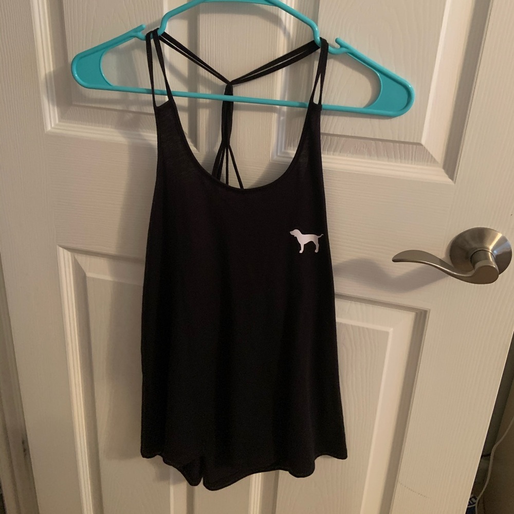 Black tank top from Pink.
